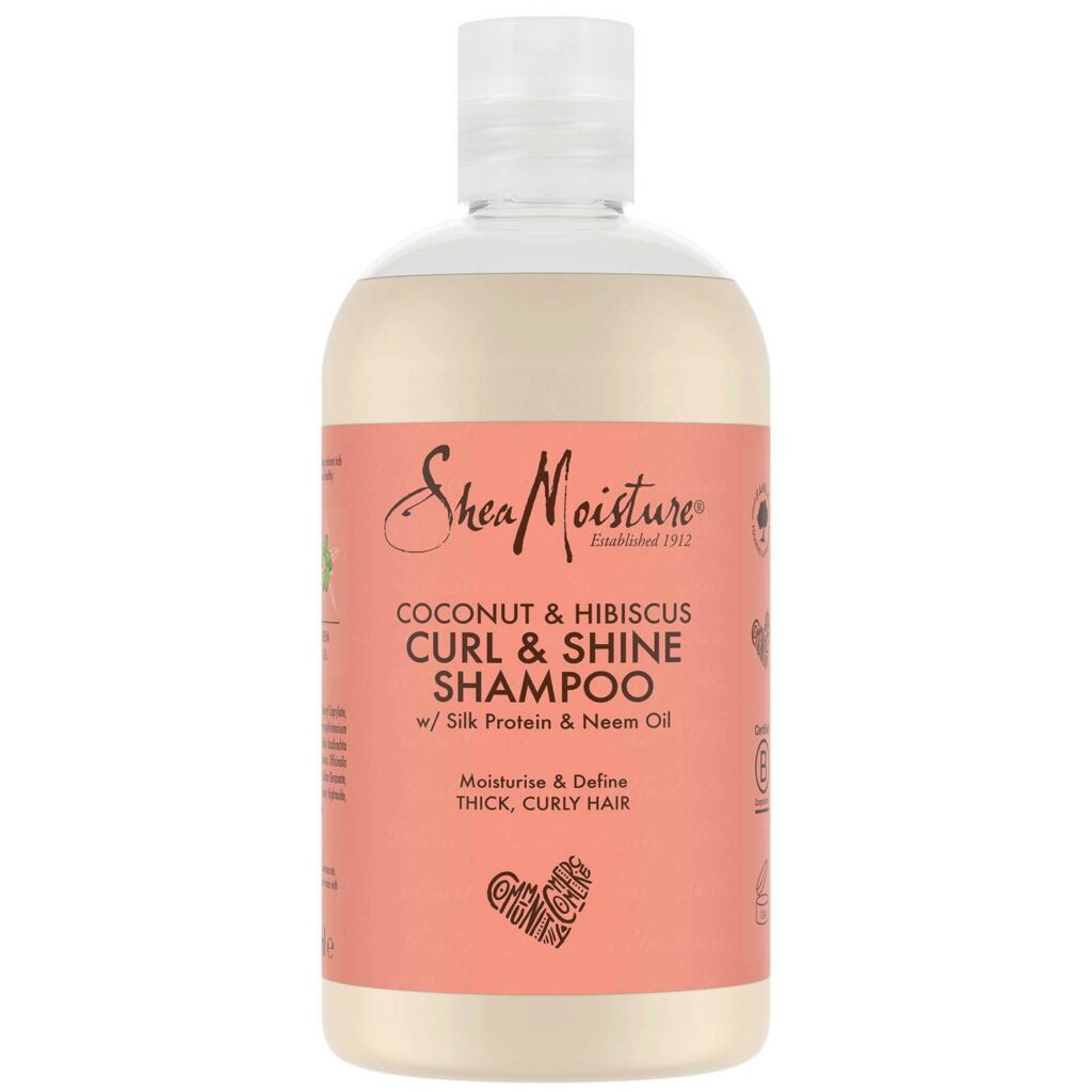 شامبو Shea Moisture Coconut & Hibiscus Curl & Shine Shampoo