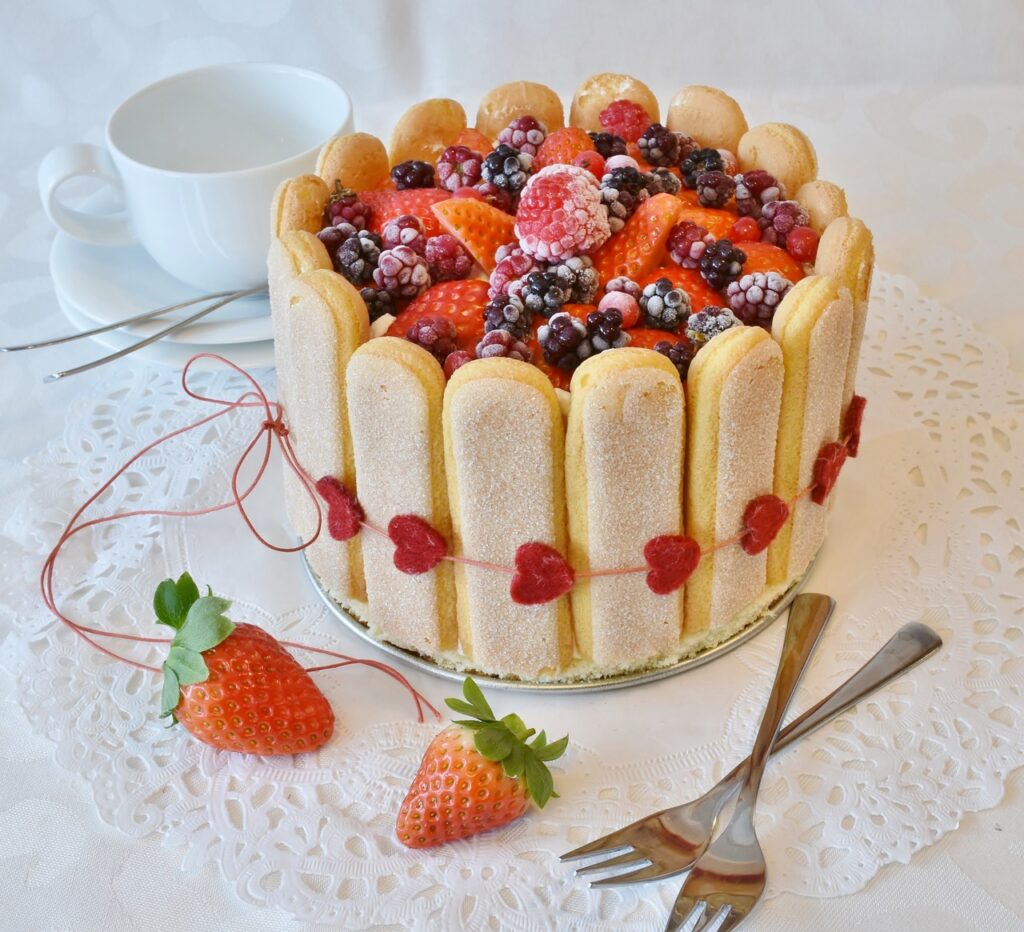 strawberrycake, strawberries cake, cake