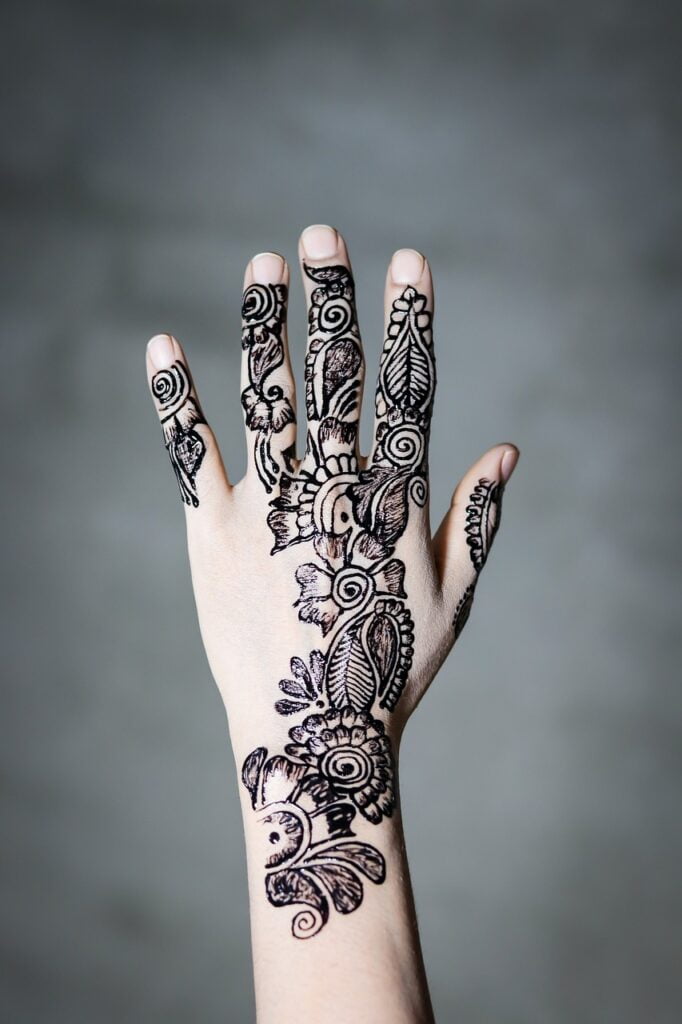 رسومات حنه كيوت mehndi, design, mehendi