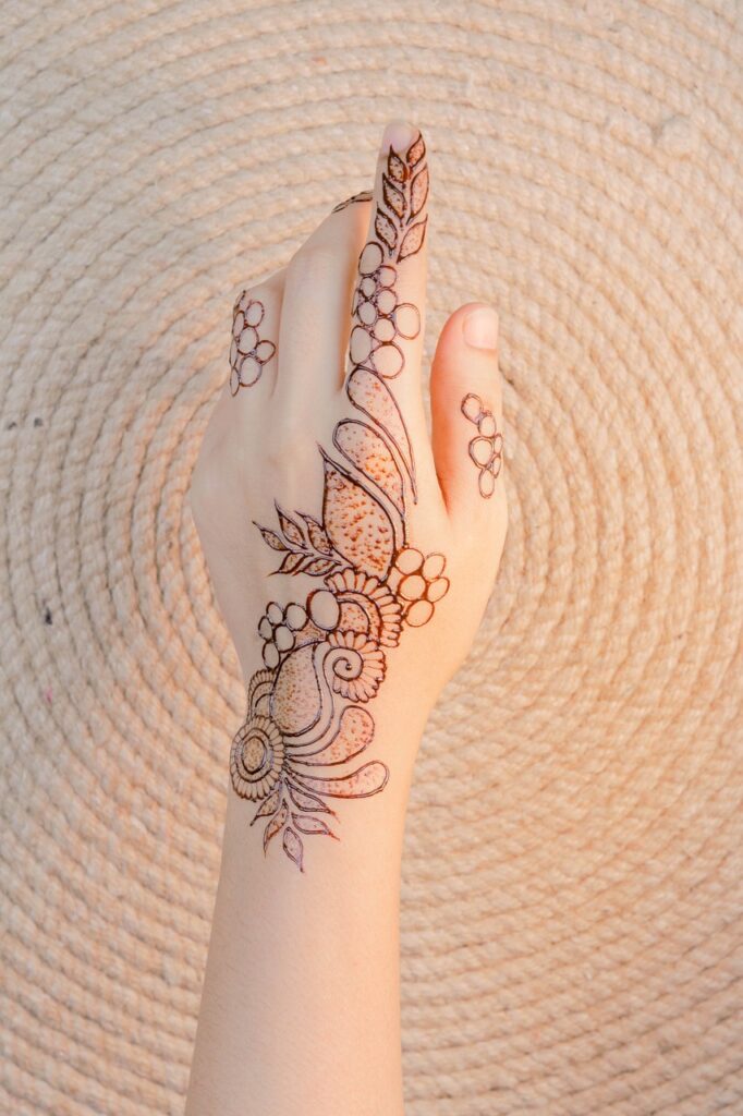 رسومات حنه كيوت henna, hands, mehendi