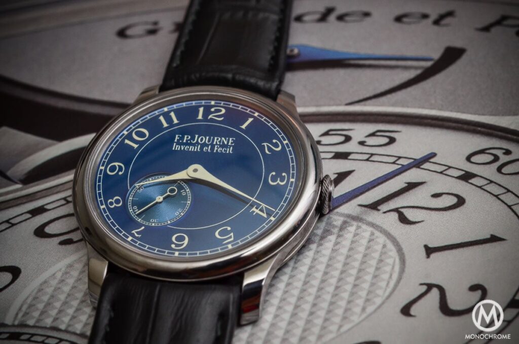 F.P. Journe Chronomètre Bleu – ساعة نادرة تمثل جانب “الفاخر الخفي” بتقدير تقني وأناقة هادئة