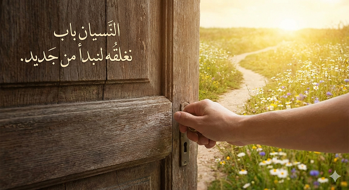 اجمل صور تعبر عن النسيان . النسيان باب نغلقه لنبدأ من جديد. 2026